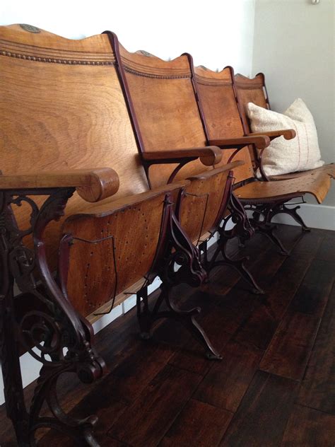 Antique theater seats Theater Room Decor, Theater Chairs, Theater Seating, Antique Chairs ...