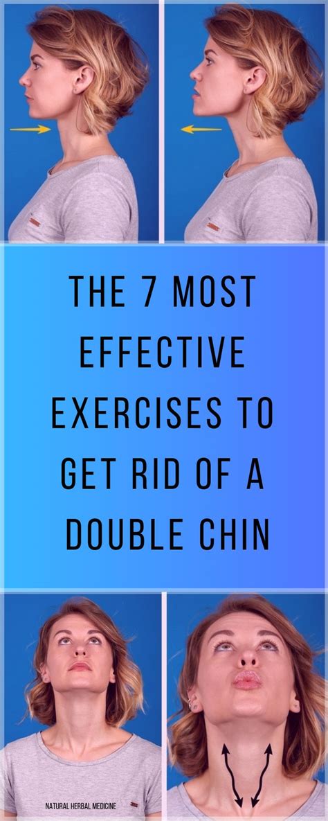 The 7 Most Effective Exercises To Get Rid of a Double Chin | Exercise, Double chin, Easy workouts