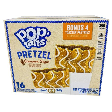 Pop-Tarts Pretzel Cinnamon Sugar 16 Pastries - 768g – Candy Funhouse CA