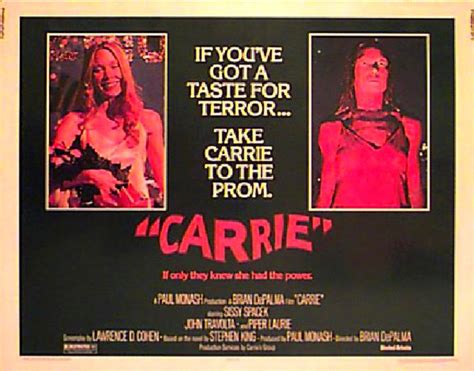 Carrie Original 1976 U.S. Half Sheet Movie Poster - Posteritati Movie ...