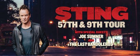 Mark My Words: Concert Review: Sting with Joe Sumner and the Last Bandoleros at Myth in Maplewood