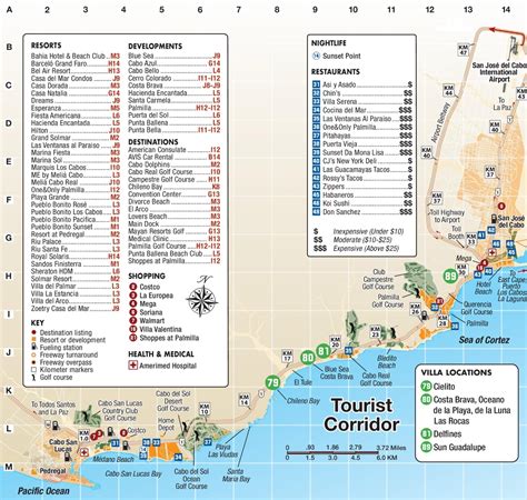 Cabo Map Of Resorts - World Map