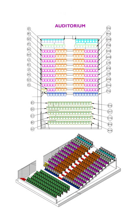 Main Auditorium Seating Plan – Ludlow Assembly Rooms