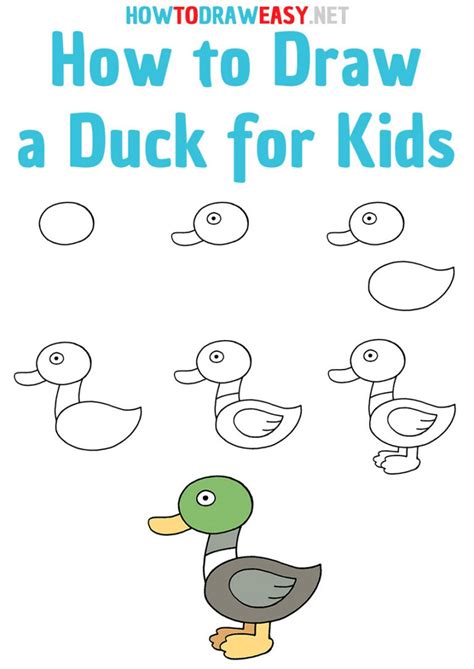 How To Draw Duck Kids Draw How To Draw Drawing Ideas Draw | Images and Photos finder