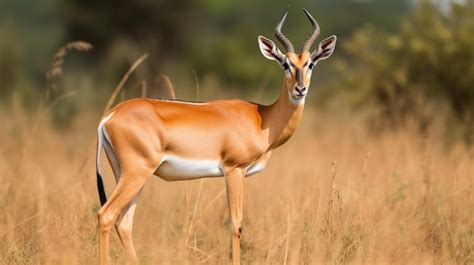 Premium AI Image | Cute antelope in the nature habitat wildlife