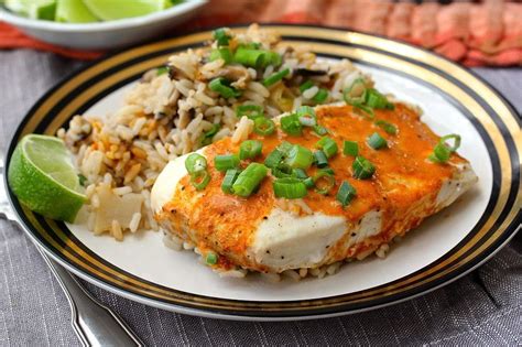 Coconut Red Curry Halibut with Rice Yummy Recipes, Yummy Food, Halibut, Salmon Burgers, Curry ...