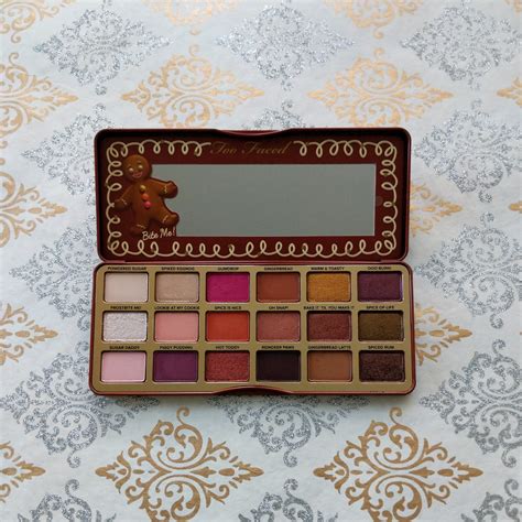 Too Faced Gingerbread Spice Eyeshadow Palette Review and Swatches - Pout so Pretty