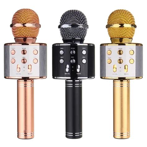 Wireless Bluetooth Microphone WS-858 Karaoke Speaker | Shopee Philippines