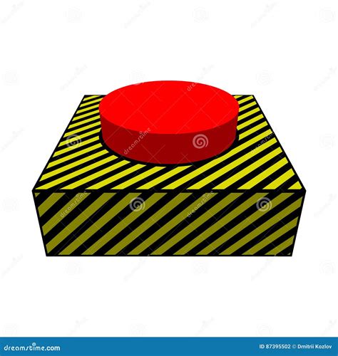 Cartoon Big Red Button Stock Illustrations – 279 Cartoon Big Red Button ...