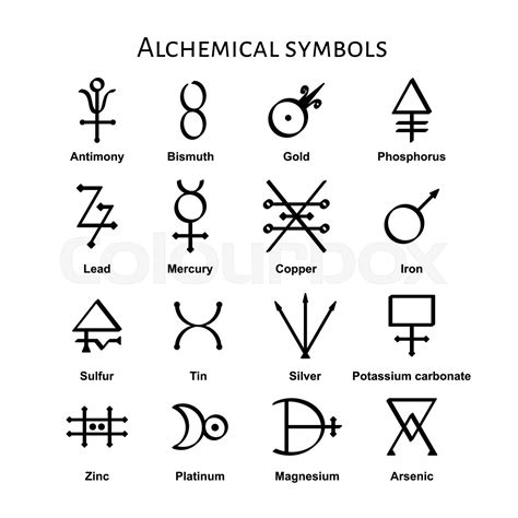 Alchemical Symbols | Stock vector | Colourbox