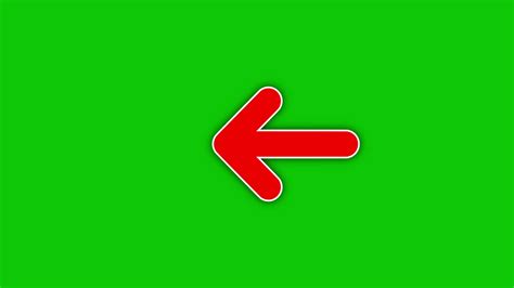 Animation Of Arrows Sign On Green Screen Stock Video Footage for Free ...