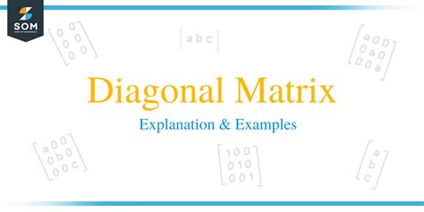 Diagonal matrix - Explanation & Examples