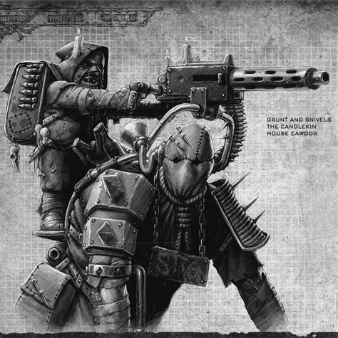 Warhammer Necromunda House Cawdor REDEMPTIONIST SPARES proxy inquisition #144o Warhammer ...