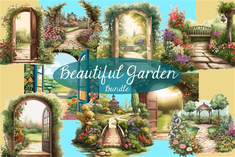 Beautiful Magical Garden Bundle Graphic by Creative Kim Designs · Creative Fabrica