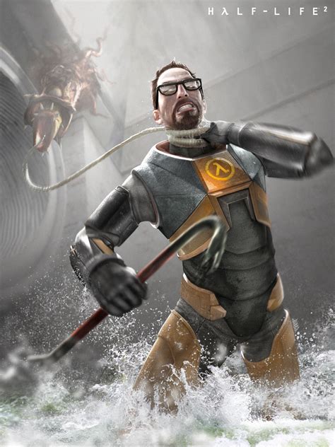 Gordon Freeman held by a Barnacle - Gordon Freeman Fan Art (25675444 ...