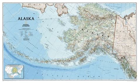 Alaska Wall Map Laminated (Reference - U.S.) | Wide World Maps & MORE!