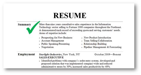 Resume summary for sales job, Sales Representative Resume Examples ...