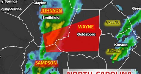 GeoFact of the Day: 10/22/2019 North Carolina Tornado Warning 1