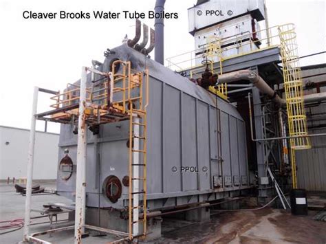 Cleaver Brooks Water Tube Boilers for Sale. 3 Boilers, 100,000 lbs/hr ...