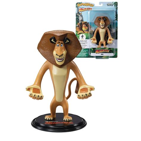 Madagascar Alex the Lion Bendyfigs Action Figure