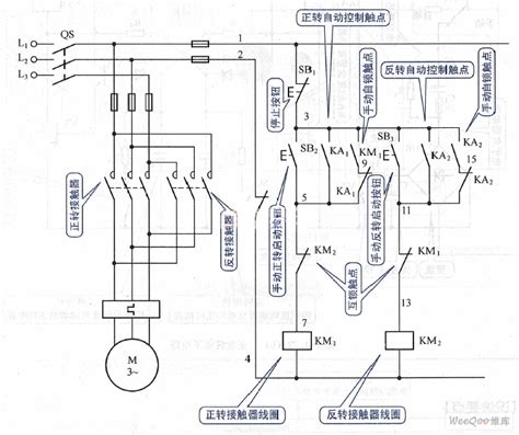 Motor reversing control circuit diagram - Control_Circuit - Circuit ...