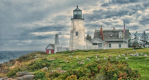 Lighthouse in Storm Photograph by Lynnae Pedersen - Fine Art America