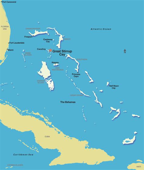 Bahamas Cruise Ports: Great Stirrup Cay, Bahamas