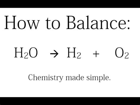 Water Electrolysis Chemical Equation - Tessshebaylo