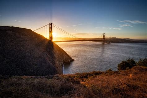 Sunrise over the Golden Gate Bridge - #California | Golden gate bridge, Favorite places, San fran