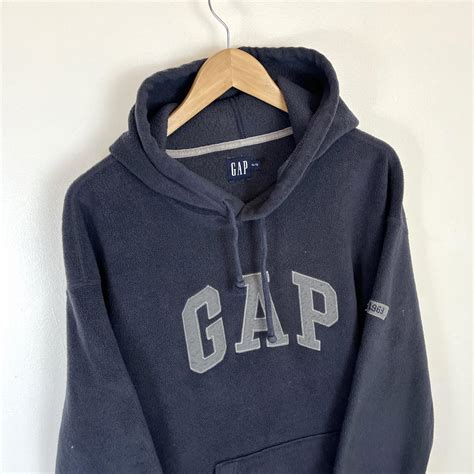 Gap Men's Navy Hoodie | Depop