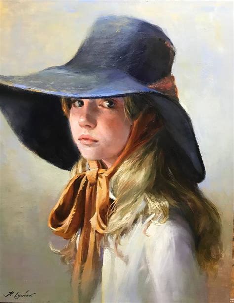 Girl in Sun Hat Painting by Regina Lyubovnaya | Saatchi Art