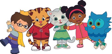 Vinyl Nursery Art Daniel Tiger's Neighborhood Characters Wall Decal - 22" x 36" Prince Wednesday ...