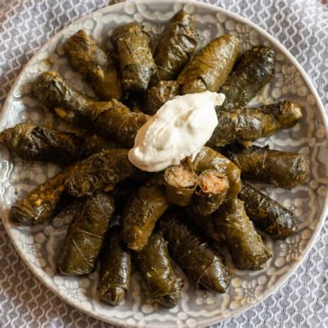 Meat Stuffed Grape Leaves (Dolmas) - Cooking Gorgeous