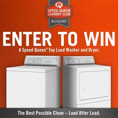 Enter to Win a Speed Queen Washer and Dryer Set! ($2000 Value!!!) • MidgetMomma