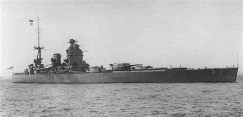 HMS Rodney (29) of the Royal Navy - British Battleship of the Nelson ...