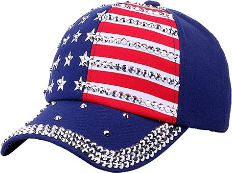 Bling American Flag Baseball Cap – Welcome Home Military Heroes