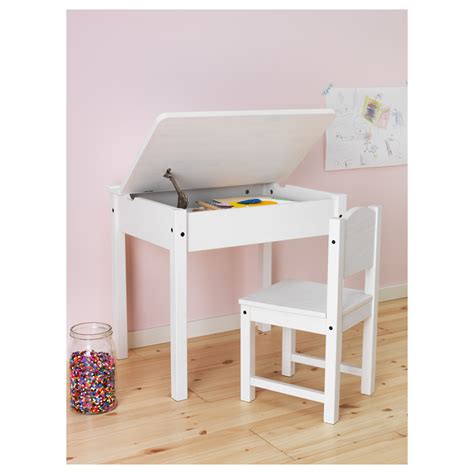 SUNDVIK white, Children's desk, 60x45 cm - IKEA