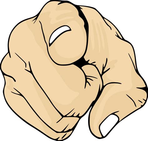 Pointing Finger (#3) - Openclipart