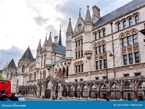 Royal Courts of Justice, London, UK Editorial Stock Image - Image of ...