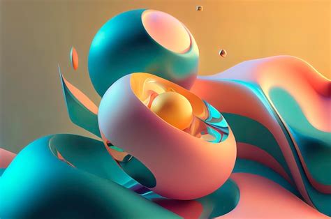 Premium Photo | Abstract Geometric 3D Shapes for Decorating and Creating