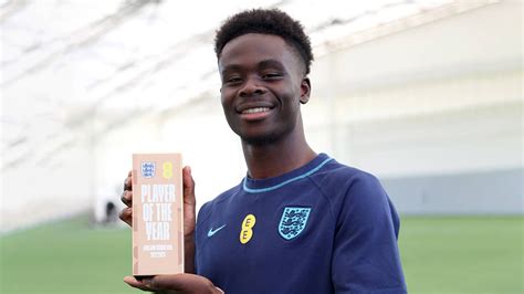 Saka voted England Player of the Year once again | News | Arsenal.com