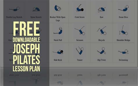 Free Downloadable Joseph Pilates Routine | PilatesLessonPlans.co.uk