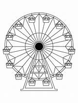 Printable Ferris Wheel Coloring Page  Free Pages sketch template