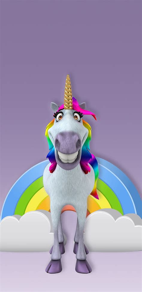 Unicorn Smile, colourful, cute, girly, happy, pretty, purple, rainbow ...