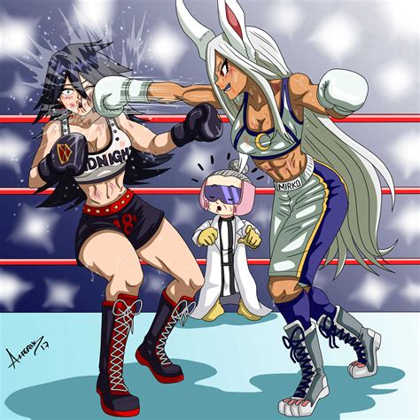 Midnight vs. Mirko by Josuegnr1993 by MasterSaruwatari on DeviantArt