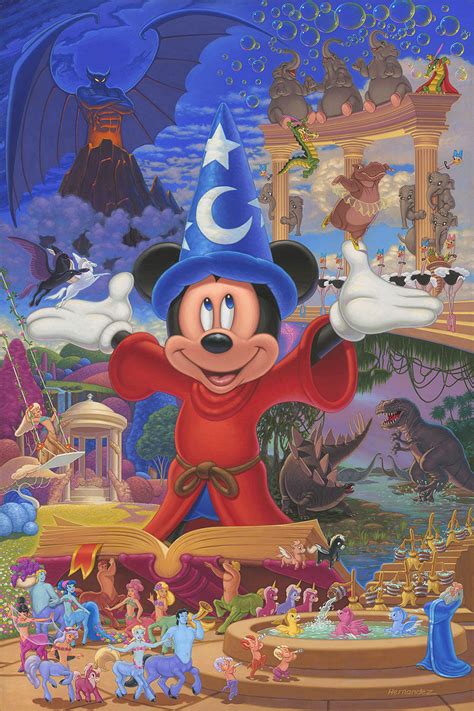 "Story of Music and Magic" by Manuel Hernandez|Disney Artwork|Treasures on Canvas – Disney Fine Art