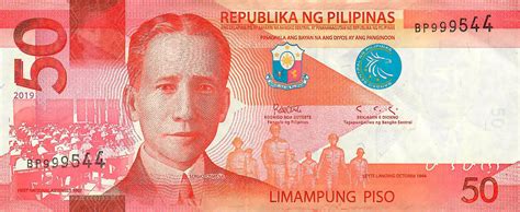 Philippines new signature 50-peso note (B1085d) confirmed – BanknoteNews