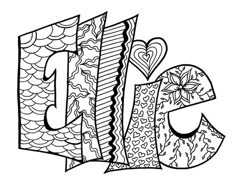 Name Printable Coloring Pages