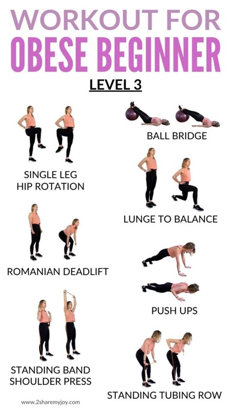 Workout for Obese Beginners (Low Impact) - 2sharemyjoy.com