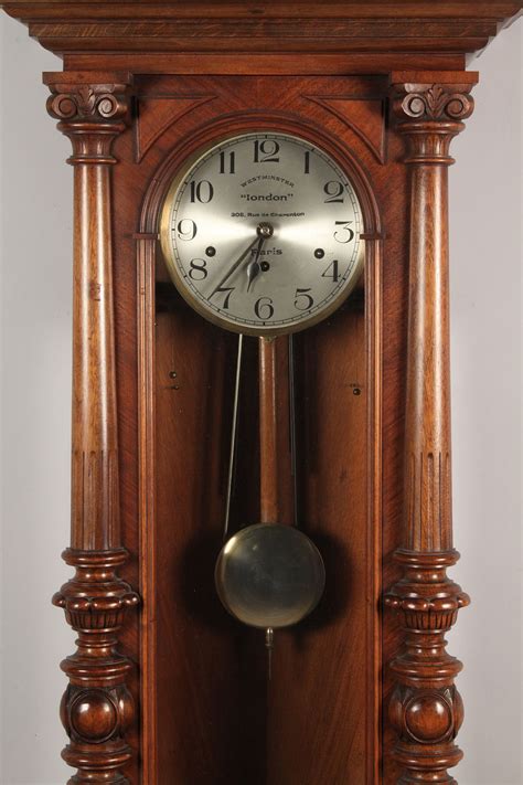 Lot 572: Westminster Chime Wall Clock